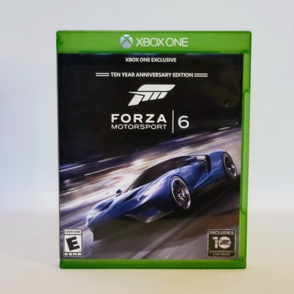 Forza Motorsport 6 Ten Year An Edition Microsoft XBOX One Game (2015). Preowned.